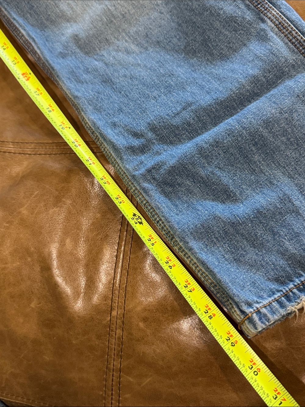 THE GREAT. Wayne Jean Straight Leg High-Rise Jeans 27 LONG - Picture 5 of 11